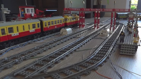 This Lego train layout will blow your mind