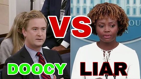 PETER DOOCY CATCHES KARINE JEAN PIERRE IN A LIE ABOUT THE HAWAII FIRE RESPONSE!!!