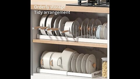 Kitchen Cabinet Organizers Pot Storage Rack