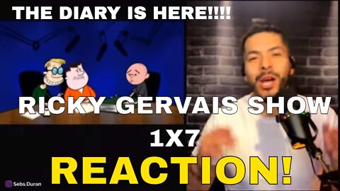 THE DIARY! Karl Pilkington in the Ricky Gervais Show 1x7 (Reaction!)