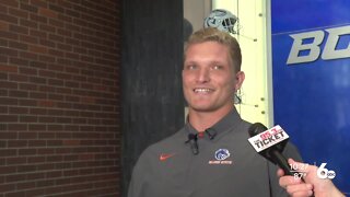 New Boise State edge rusher, George Tarlas, uses meditation to train, establishes routine