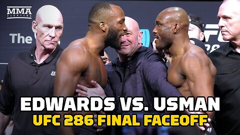 Edward vs Usman ll UFC 286 ll Free fight ll Final Faceoff ll