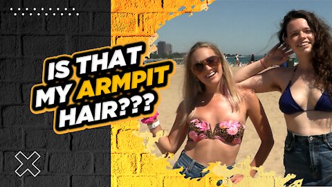 Long Armpit Hair Photo Prank At The Beach! (Hilarious!)