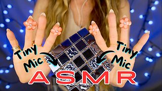 Unwind and sleep ASMR with 2 tiny mics 🎤 - No Talking - Binaural