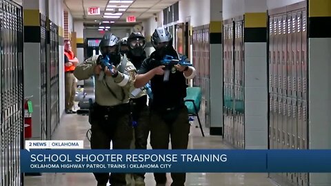 Oklahoma Highway Patrol trains for active shooter situations