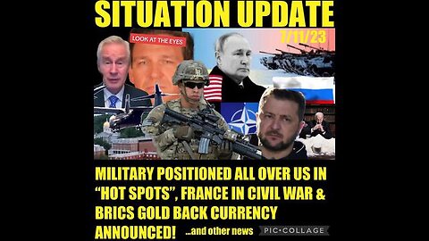 SITUATION UPDATE: MILITARY POSITIONED ALL OVER US IN "HOT SPOTS!" CODE RED OVER US AIRSPACE! ...