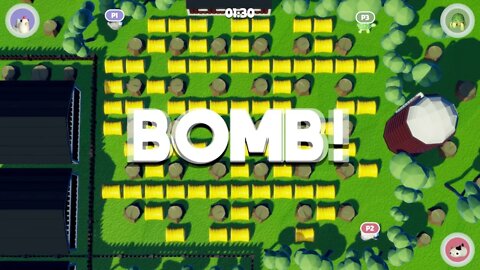 Bomber Barn [Free Game] - Local Versus Multiplayer [Gameplay #1]