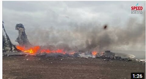 The Ukrainian military shot down a Russian Su-25 aircraft in Donbas