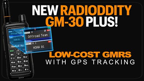 Radioddity GM-30 Plus GMRS Radio Review -New Updated GM 30 GMRS Radio From Radioddity