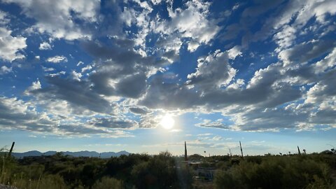 Timelapse Tucson Arizona Sunset