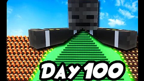 If Grox Made a 100 days Minecraft Video...