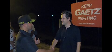 Matt Gaetz visiting Navarre Florida