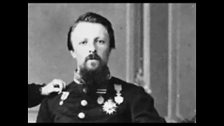 Marido da Princesa Isabel Conde d'eu com o uniforme do exercito imperial brasileiro em 1870