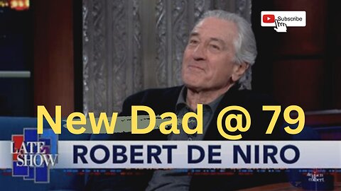 Women CAN'T DO like Robert Deniro NEW Dad @ 79