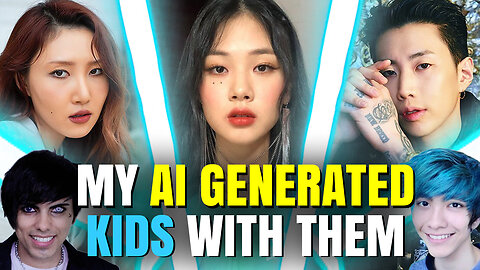 What would my kids look like? | My AI generated kids with Bibi, Jay Park and Hwasa