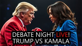 DEBATE NIGHT LIVE! Trump vs Kamal