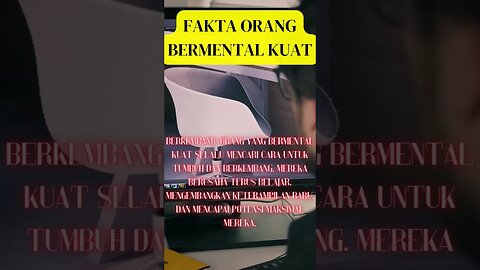 QUOTES ISLAMI:FAKTA ORANG BERMENTAL KUAT#shorts #shortsfeed #shortsquotes