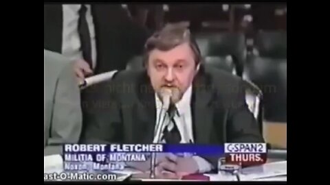 U.S. Senate Committee on Terrorism: NWO & Weather Control // DEUTSCHE UNTERTITEL