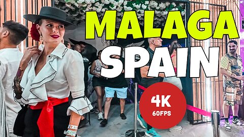 Night MALAGA is BEAUTIFUL | City Center Walk [4K 60FPS] Spain Walking Tour