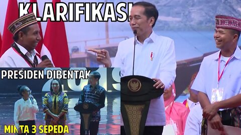 Klarifikasi @Presiden Joko Widodo Terkait Presiden Dibentak