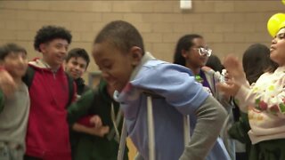 Denver student battling cancer surprised with special celebration at school