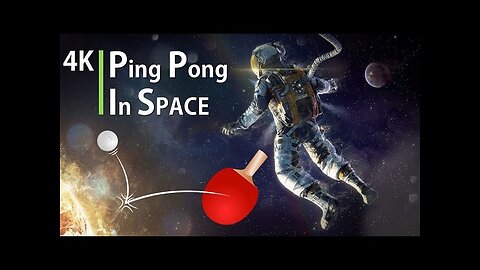 Liquid Ping Pong in Space - RED 4K