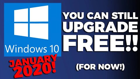 Upgrade to Windows 10 NOW...FREE!