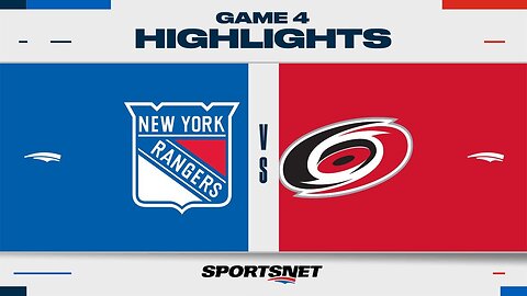 NHL Game 4 Highlights _ Rangers vs. Hurricanes - May 11, 2024