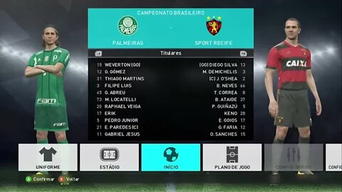 PES 2018 BRASILEIRÃO E LIBERTADORES