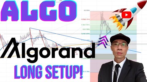 Algorand (ALGO) - Long Setup. Wait Until Price Gets Up Above *THIS* Moving Average.