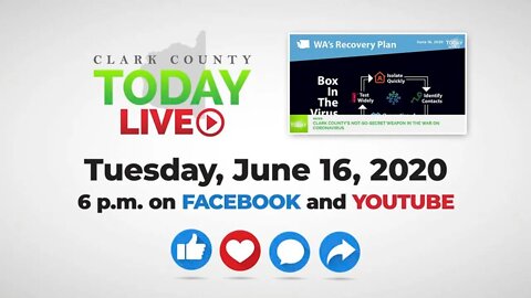 WATCH: Clark County TODAY LIVE • Tuesday, June 16, 2020