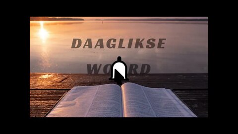 MAAR DIE BLOED SAL VIR JULLE N TEKEN WEES.."PASSOVER"|DAAGLIKSE WOORD BEDIENING| 17.04.2022