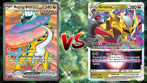 Pokemon TCG Live Raging Bolt EX Ogerpon EX VS Giratina VSTAR!!