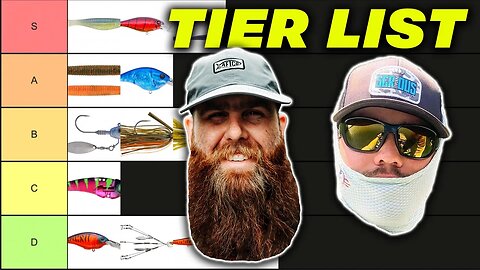 Tier Listing Winter Bass Fishing Baits