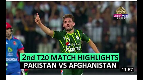 Pakistan vs Afghanistan 2nd T20 Match Full Highlights - Pak vs Afg 2023