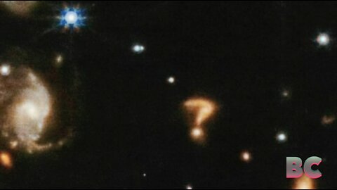 ‘Question mark’ spotted in deep space by Webb Space Telescope