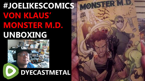 #JoeLikesComics UNBOXING Von Klaus' "MONSTER MD" Graphic Novel