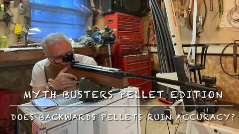 Myth busters pellet gun edition, does firing pellets backwards affect accuracy? Gamo 126 super match