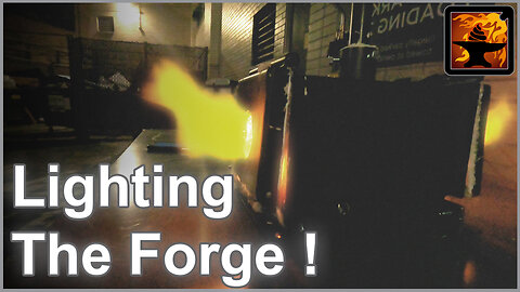 Lighting the forge. Final Build of Mobile Forge in an apartment (Part 7)