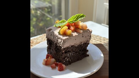 Chocolate Mocha Tres Leches Cake