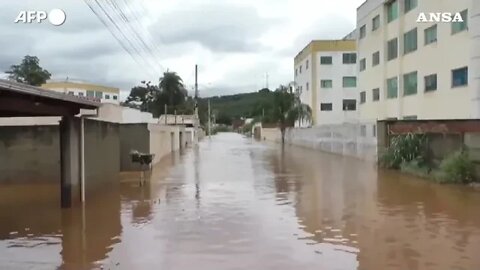 Emergency declared at Brazilian state of Minas Gerais due to heavy rainfalls