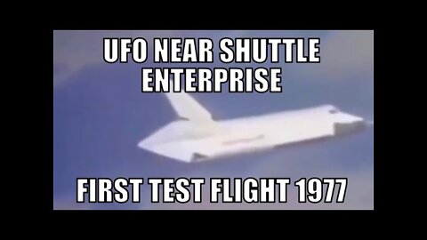 Quickie & Oldie: UFO near space shuttle Enterprise first test flight 1977 - [06/17/2021]