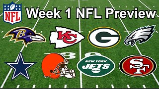 Week 1 NFL Predictions!!!/Can the Ravens knock off the defending Super Bowl Champs? #nfl