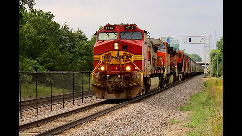 BEST leader you can get and BNSF Vehicle Train - Staples Sub