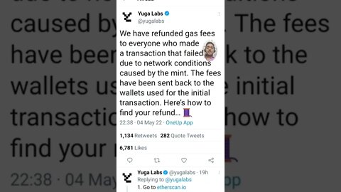 Yuga Labs Refunds Gas Fees For Failed Transactions #cryptomash #ytshorts #cryptonews #cryptoupdates