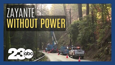 Zayante residents without power for 2 weeks following California storms