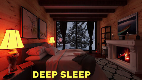 Deep Sleep Music, Body Mind Restoration, Fall Asleep Fast, Meditation Yoga Spa, Winter Ambient