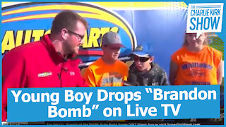 Young Boy Drops “Brandon Bomb” on Live TV