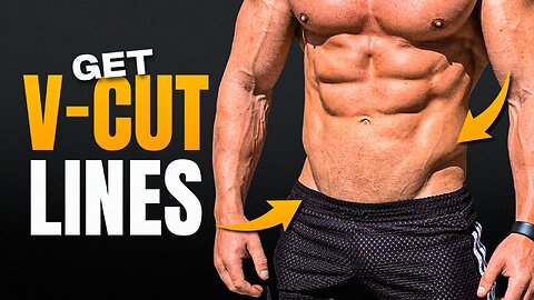 How To Develop "V-CUT" Lines From Your Abs?