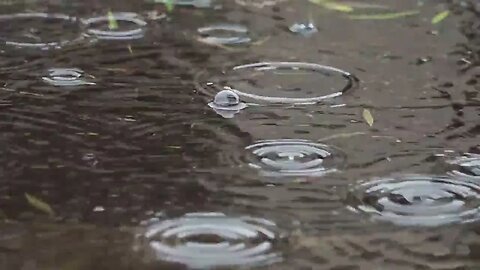 Nature Meditation- Rainy Days Flowing Water